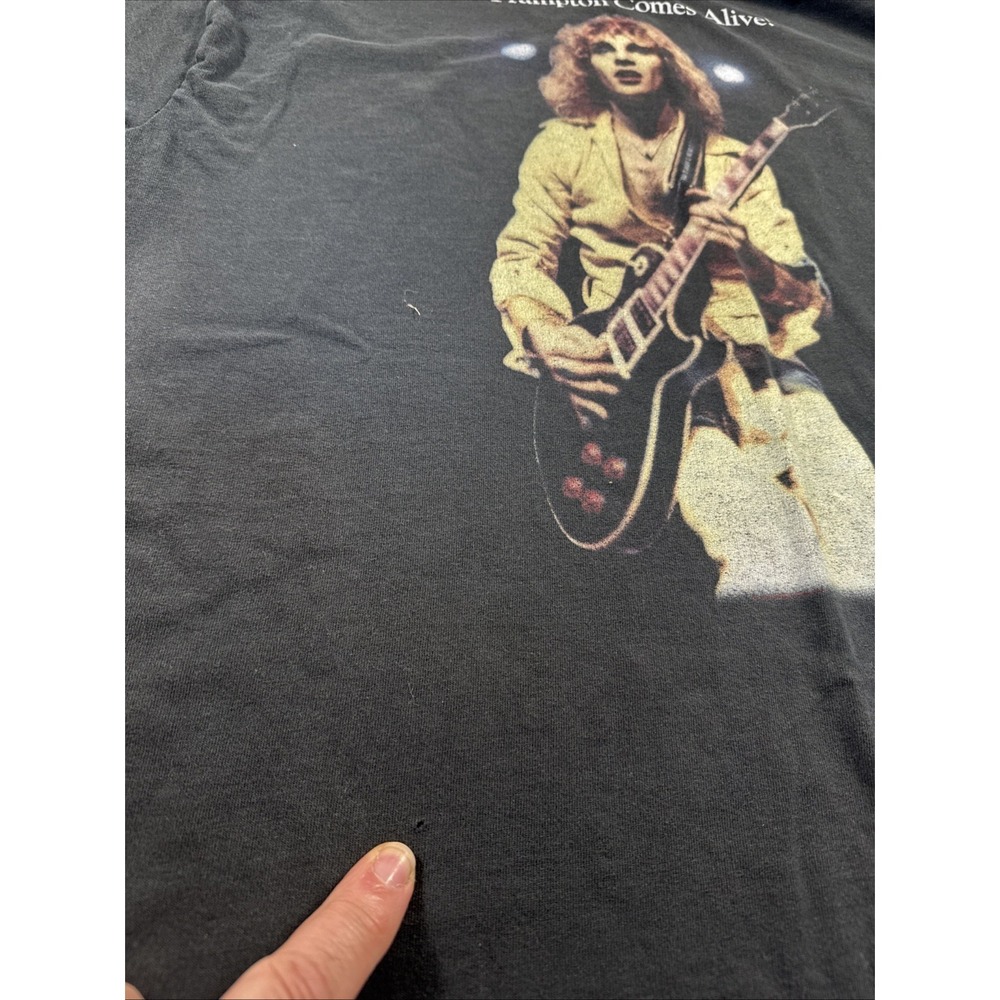 Vintage Frampton Comes Alive Peter Frampton Black XL, Fruit Of The Loom, Heavy - Picture 4 of 8